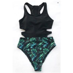 CupShe Impress The Best Zipper One-Piece Swimsuit